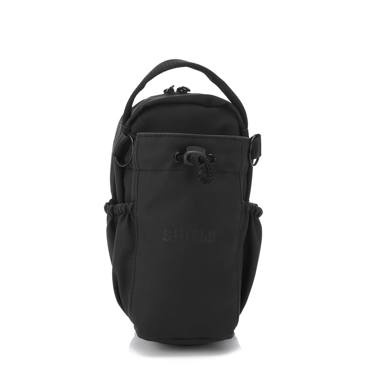 Magnetic Gym Bottle Bag with Strong Magnet - Black
