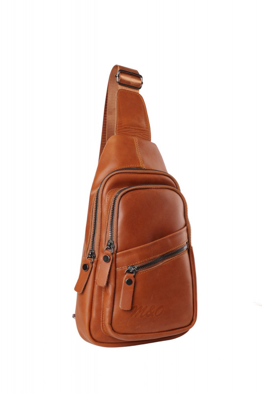 حقيبة كروس رجالي كبيرة من أم أو - جلد طبيعي شنطة كروس رجالي من الجلد الطبيعي - هافان